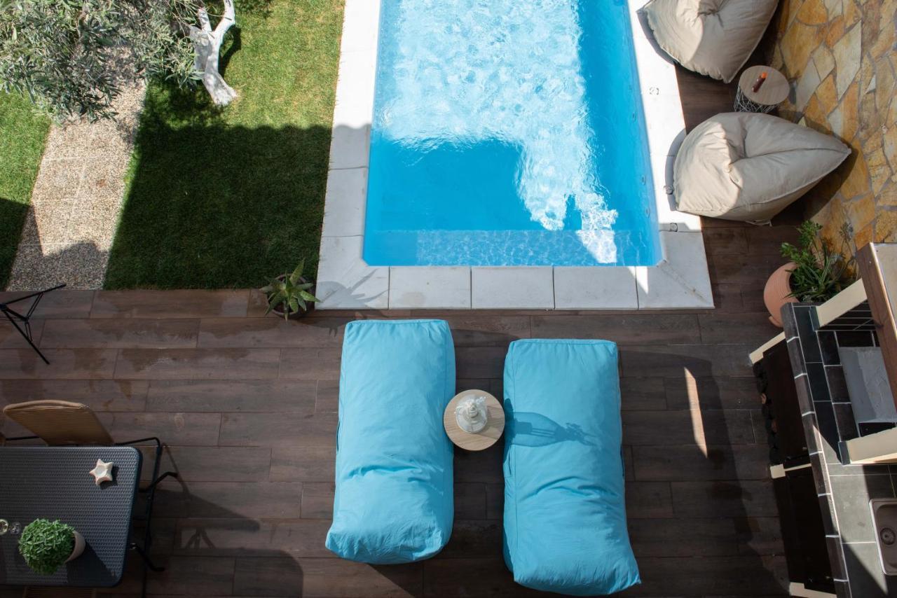 Dandy Villas Nea Roda - Melodic Waves - Private - Pool - Parking - Cellar Eksteriør bilde