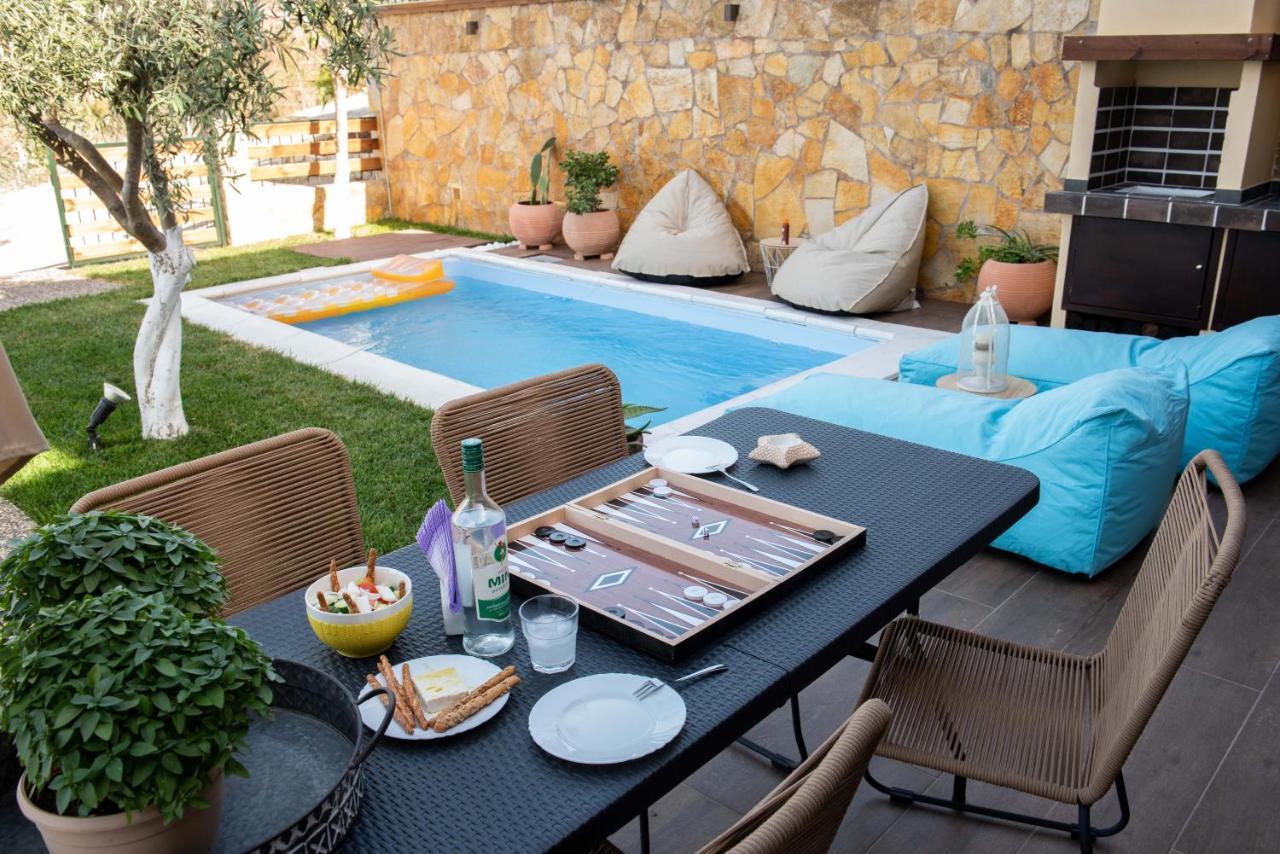 Dandy Villas Nea Roda - Melodic Waves - Private - Pool - Parking - Cellar Eksteriør bilde